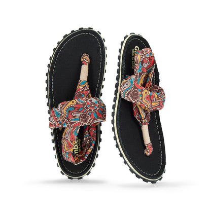 Gumbies Slingback Women's Recycled Rubber Back Strap Flip Flop Aboriginal