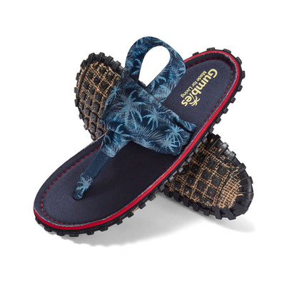 Gumbies Slingback Women's Recycled Rubber Back Strap Flip Flop Navy