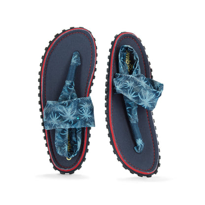 Gumbies Slingback Women's Recycled Rubber Back Strap Flip Flop Navy
