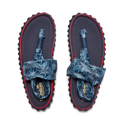 Gumbies Slingback Women's Recycled Rubber Back Strap Flip Flop Navy