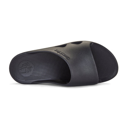 Gumbies SpaSole Men's Lightweight Recycled Rubber Slip On Slider Black