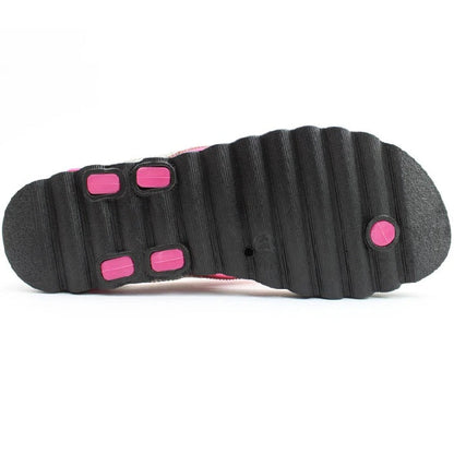 Heavenly Feet Bridget Women's Diamante Flip Flop Hot Pink