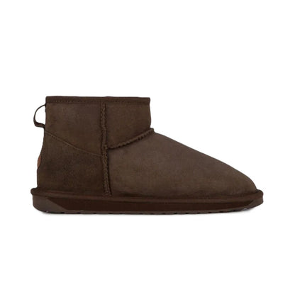 Emu Stinger Micro Women's Water Resistant Sheepskin Pull On Cosy Boot Chocolate