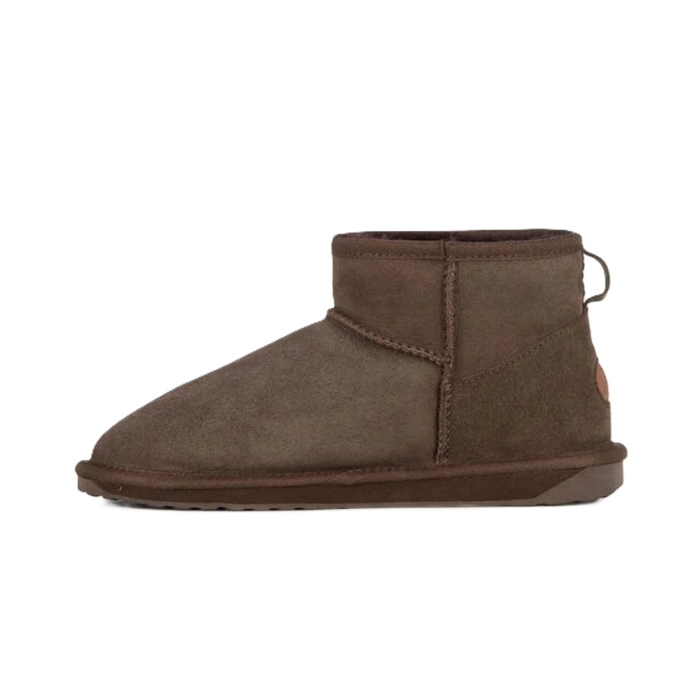 Emu Stinger Micro Women's Water Resistant Sheepskin Pull On Cosy Boot Chocolate