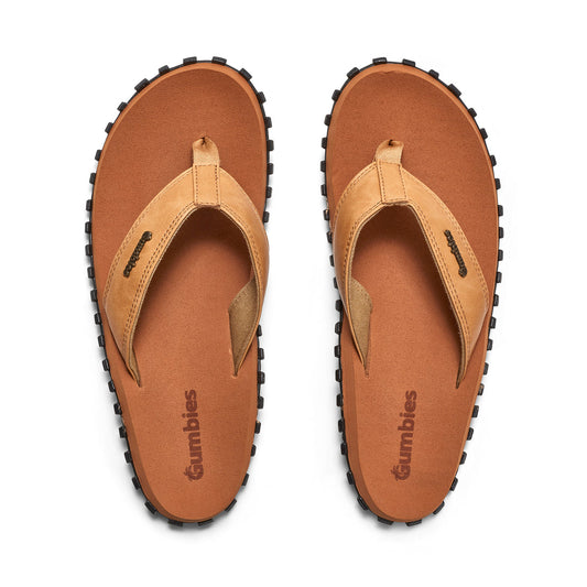 Gumbies Vegovert Men's Bloom Foam Flip Flop Tan