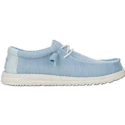 Hey Dude Wally Sox Men's Slip On Casual Shoe Cloud Blue / Dawn Blue