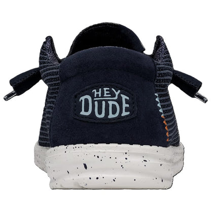 Hey Dude Wally Sport Mesh Men's Slip On Casual Shoe Navy