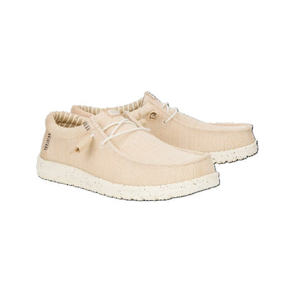 Hey Dude Wally Sox Men's Slip On Casual Shoe Irish Cream / Egret