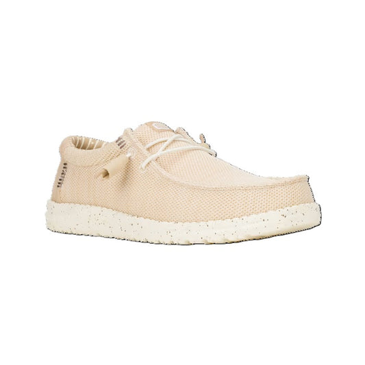 Hey Dude Wally Sox Men's Slip On Casual Shoe Irish Cream / Egret