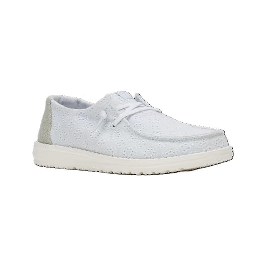 Hey Dude Wendy Eyelet Women's Slip On Casual Shoe Ancient Blue